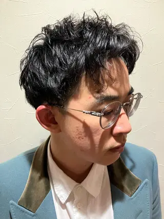 ショート パーマ メンズ SAKI SAKIのヘアスタイル