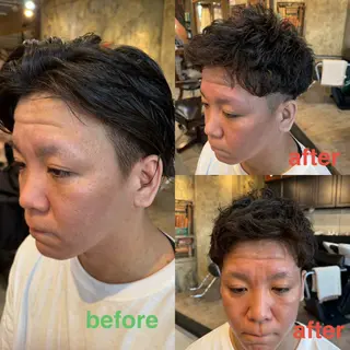 ショート パーマ メンズ 🍀Ryosuke 🍀のヘアスタイル