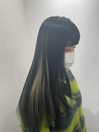 ロング カラー 大人ボブと似合 わせカラー/馬場 翼のヘアスタイル