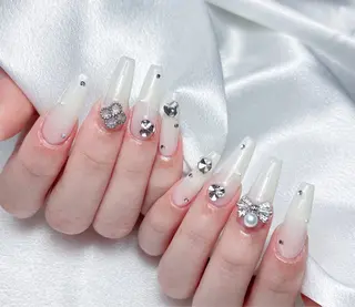 ネイル Aura  Nail 長さだし/パラジェルのネイルデザイン