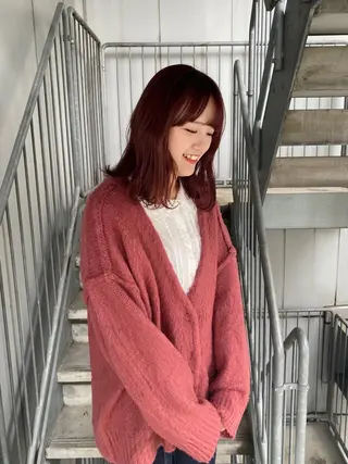 ミディアム カラー mai / linoah˚✧のヘアスタイル