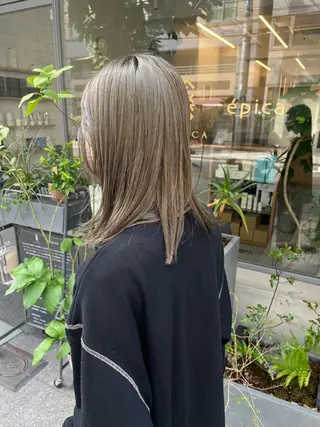 セミロング 韓国好き🇰🇷 美容師MIKUのヘアスタイル