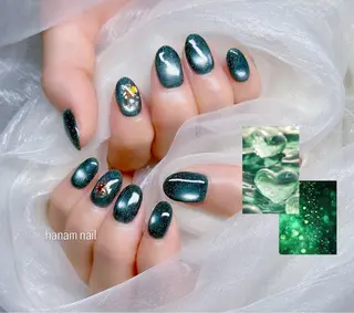 ネイル hanam nail 🌿🩵ハナムネイルのネイルデザイン