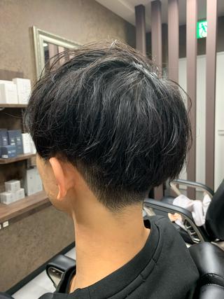 メンズ 田中大 パーマ/メンズカットのヘアスタイル
