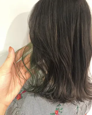 ミディアム カラー 🍊新宿南口🍊 ERINAのヘアスタイル