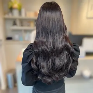 ロング カラー ブリーチなしカラー kana🐱のヘアスタイル