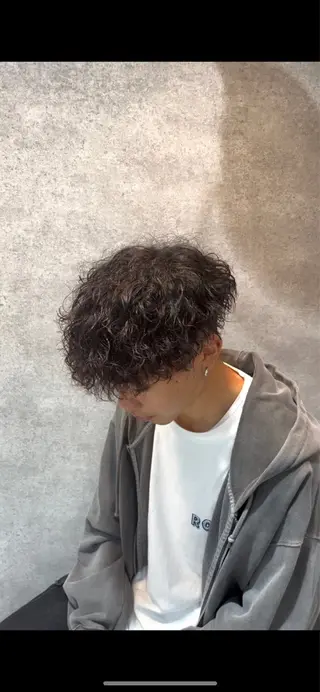 ショート カラー パーマ メンズ キッズ 🔥パーマ特化🔥 優馬のヘアスタイル