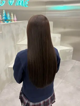 ロング 🖤韓国風カラー🩷 /ツヤ髪✨️はるかのヘアスタイル
