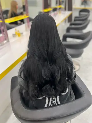 カラー 暖色✖️韓国ヘア 🥀SAHO🥀のヘアスタイル