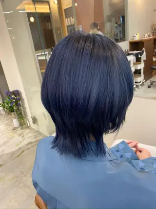 ミディアム 🌻花屋併設🌻濱 幸帆のヘアスタイル