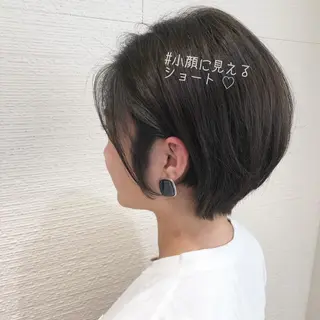 ショート カラー 似合わせ/レイヤー /ボブ/新谷のヘアスタイル
