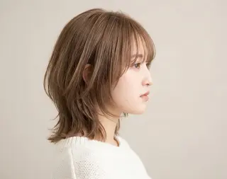 ミディアム alotta 可児のヘアスタイル