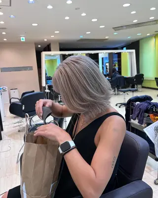 ショート カラー パーマ ヘアアレンジ メンズ yasu ヤスのヘアスタイル