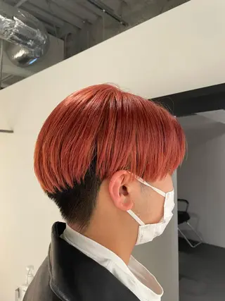 ショート カラー メンズ 吉田一輝 外国人パーマのヘアスタイル