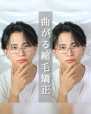 メンズ 山内 優成のヘアスタイル