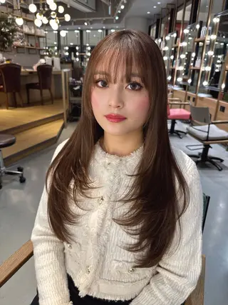 ロング unopulir 景山 凌のヘアスタイル