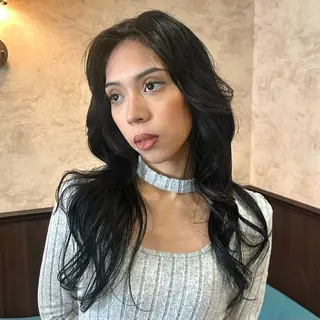ロング カラー 🍒ハイレイヤー🍒 海外ヘア🍒Momoのヘアスタイル