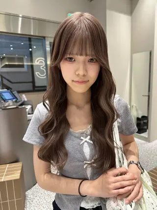 ロング カラー ピンクカラー美容師 新宿美容室🎀のヘアスタイル