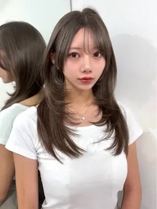ロング カラー Rita/髪質改善/ ブリーチなしWカラーのヘアスタイル