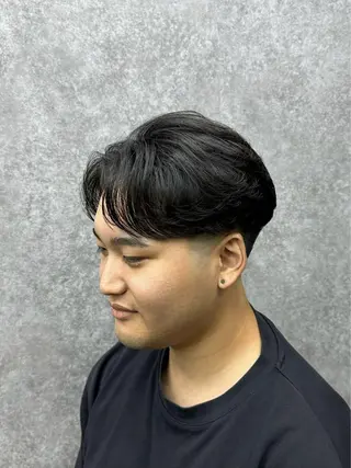 パーマ メンズ センターパート特化 🌹RIO🌹のヘアスタイル