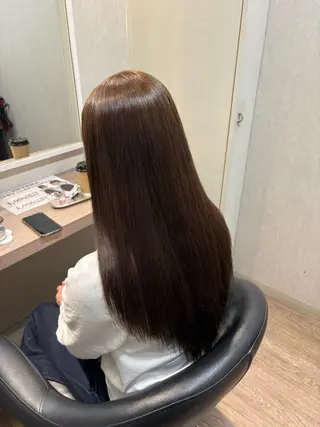 ロング カラー Hirona 縮毛矯正/髪質改善のヘアスタイル