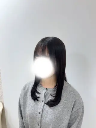 ロング カラー ベージュ/つや髪/ レイヤー／ゆいなのヘアスタイル