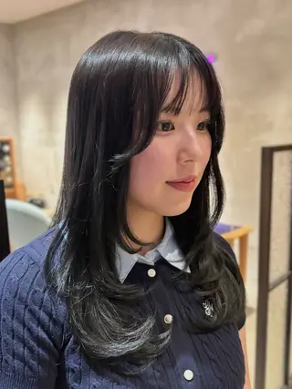 ロング カラー レイヤー/髪質改善 🎀新谷ハルヒ🎀のヘアスタイル