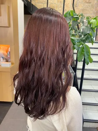 ロング カラー ヘアアレンジ TSUNA 🌙 Lim 五反田のマツエク・マツパデザイン