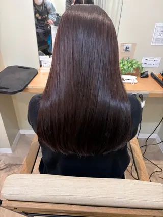 ロング カラー chiba/艶カラー /ザクザクレイヤーのヘアスタイル