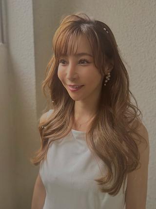 ロング ヘアアレンジ 伊藤恵|髪と顔 ヘアメイク|薬院のヘアスタイル