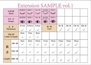マツエク・マツパ Best Eyelash ユキのマツエク・マツパデザイン