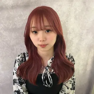 セミロング カラー エクステ/心斎橋 🌙イツキのヘアスタイル