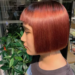 ショート カラー マンツーマン×半個室 まちだきょうすけのヘアスタイル