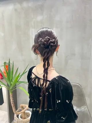 ロング ヘアアレンジ umu.【ウム】 ricoのヘアスタイル