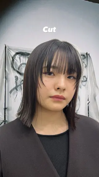 ミディアム JUURI- Shionのヘアスタイル