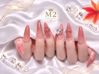 ネイル 長さだし専門店 M2　rikaのネイルデザイン