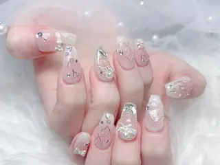 ネイル MoMoA Nail ネイル長さ出し専門店のネイルデザイン
