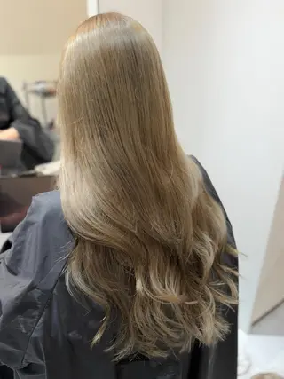 ロング カラー ヘアアレンジ ✨韓国/外国人風✨ 江原巧のヘアスタイル