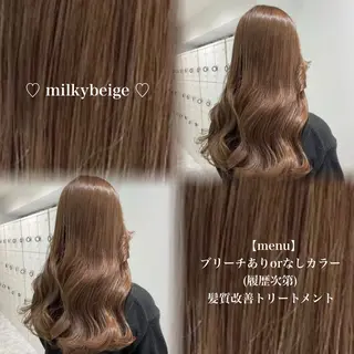 ロング カラー トレンド韓国ヘアー♡ 横浜美容室♡のヘアスタイル