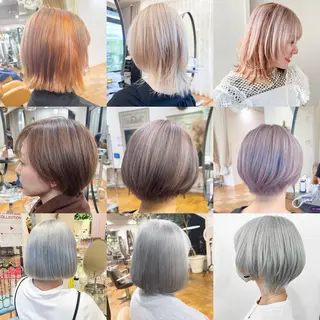カラー ✨デザインカラー✨ ハイトーン　森貴章のヘアスタイル