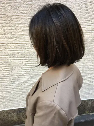 ミディアム カラー OFF YUYAのヘアスタイル
