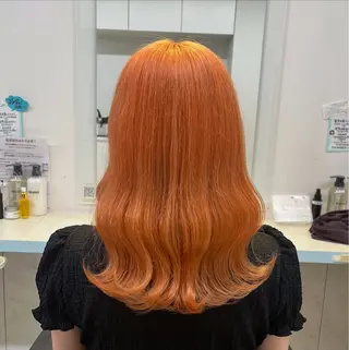 ミディアム カラー ブリーチカラー 🩵MIZUKIのヘアスタイル