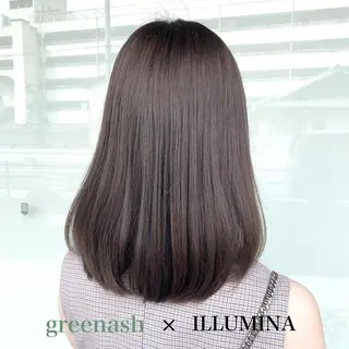 ミディアム レイヤー/艶髪カラー 森本くるみのヘアスタイル