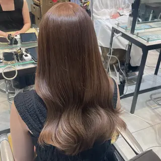 ロング カラー 🩶赤み消しカラー 🐈⬛荻野美思🐾のヘアスタイル