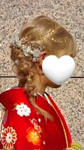 ロング ヘアアレンジ 美容室 HIIRAGIのマツエク・マツパデザイン