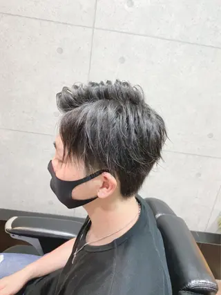 ミディアム 🔥無料メンズカット /パーマ🔥奥山のヘアスタイル