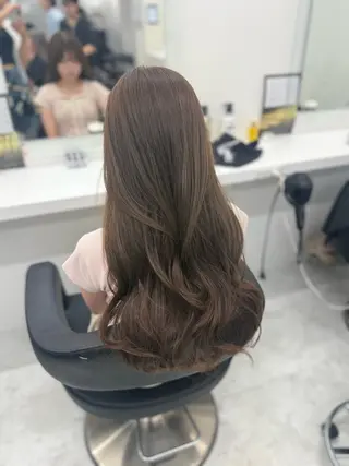 ロング カラー 🥂上品ワンホンヘア 🥂nozomiのヘアスタイル