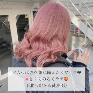 ロング カラー ハイトーン特化💍 NØRN💍韓国のヘアスタイル