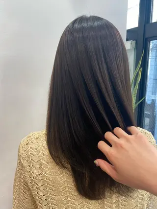ミディアム カラー パーマ ヘアアレンジ メンズ アイブロウ MOE /Zina横浜2ndのヘアスタイル