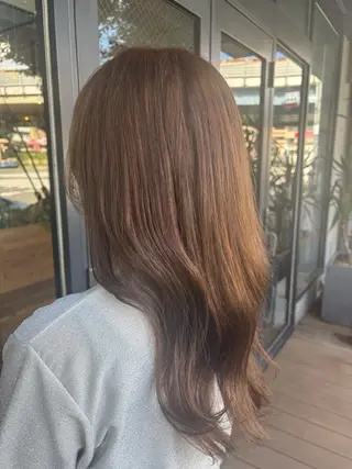 ロング カラー 🌼FERIA 桃山台 えり🌼のヘアスタイル